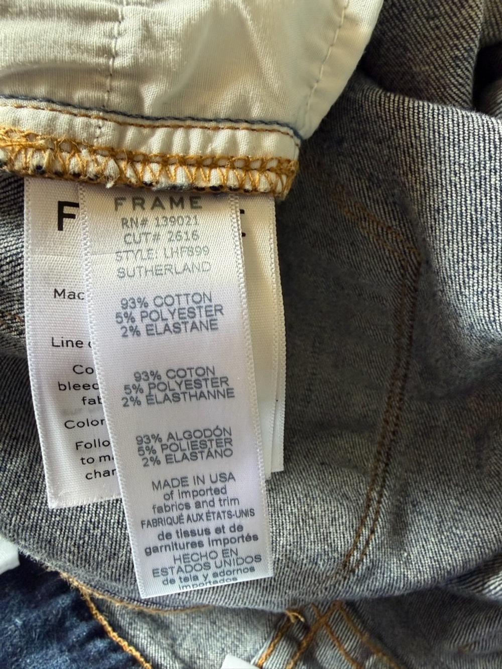 Frame Denim Dark Blue Flare Jeans - Picture 10 of 14